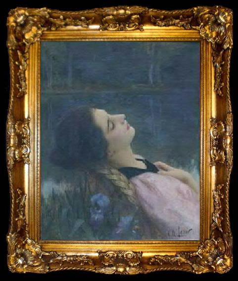 framed  Charles-Amable Lenoir The Calm, ta009-2